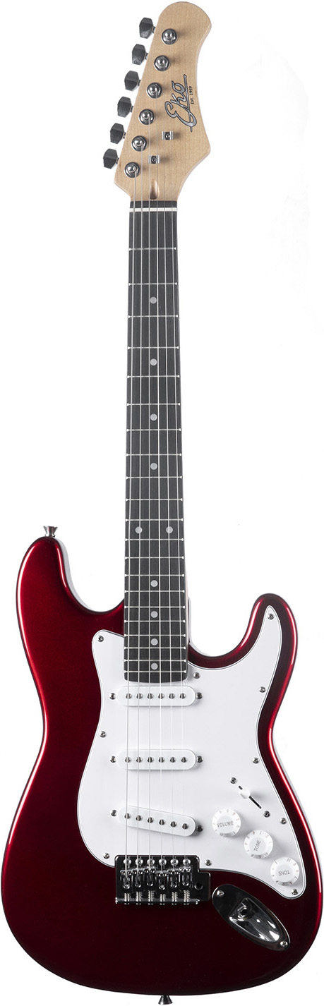 GUITARE EKO 3/4 ST100 CHROME RED